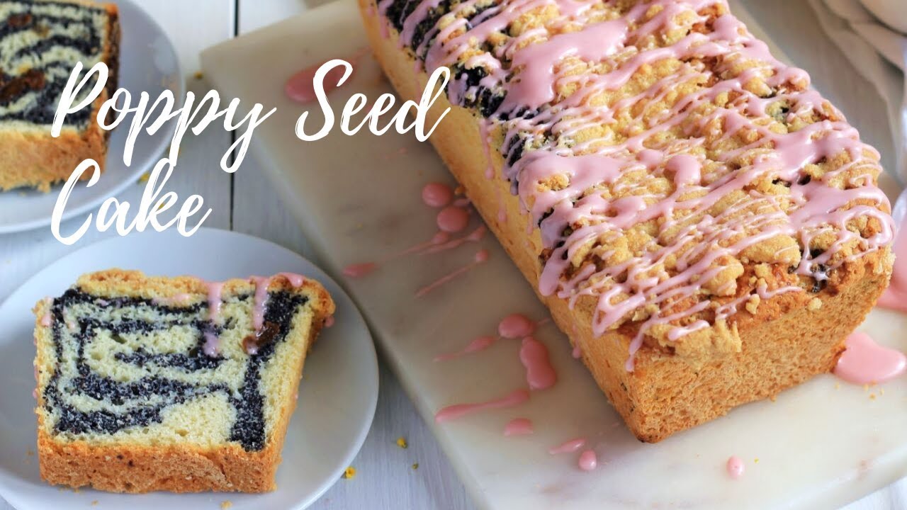 GERMAN POPPY SEED CAKE | GERMAN CAKE | MOHNKUCHEN