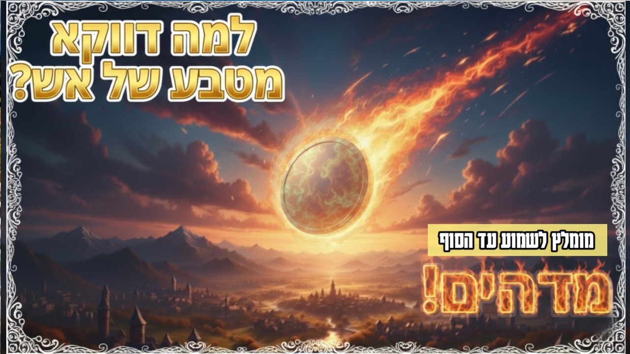 הסוד במטבע של אש🔥 |  הרב עובדיה נחמן דרעי | נחל עדני