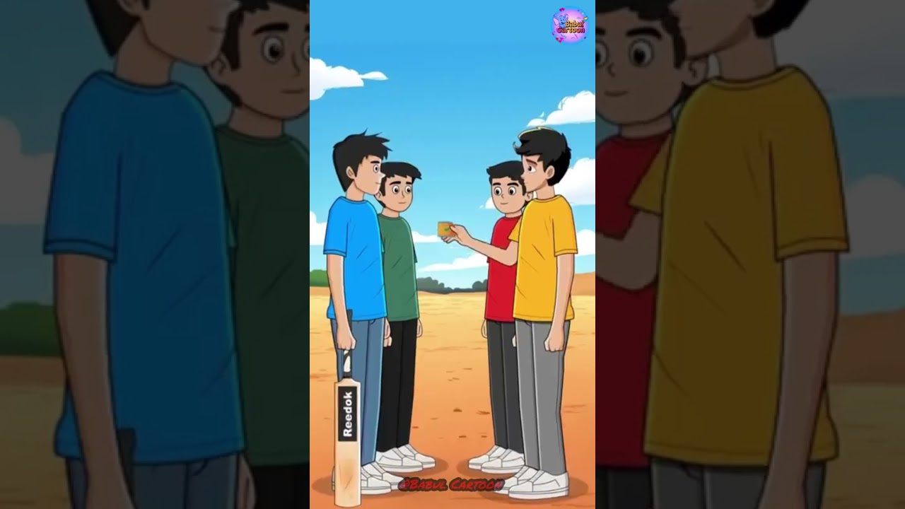 Gully cricket 🏏 memory🫶🏻🥹❤️&zwj;🩹#BabulCartoon #viral #today #cartoon #animation #trending #cricket