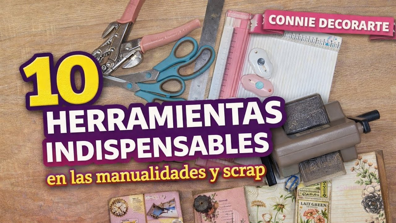10 herramienta que son más importantes para mí en las manualidades y Scrapbook 