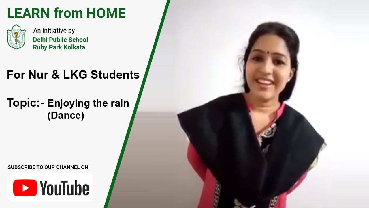 Nursery & LKG | Enjoying the Rain ( Dance) | DPS Ruby Park, Kolkata