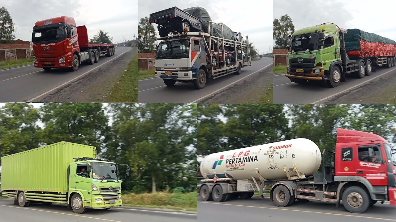 TRUK TRAILER SIBA SURYA, TRUK TANGKI PERTAMINA, TRUK BOX, TRUK PENGANGKUT MOBIL, TRUK TOWING 