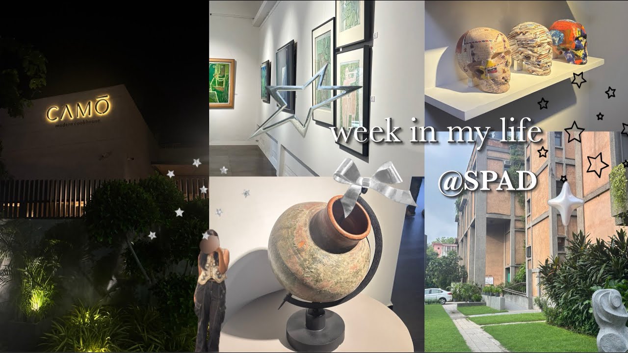 busy week in my life | college vlog @ SPA Delhi 🤍