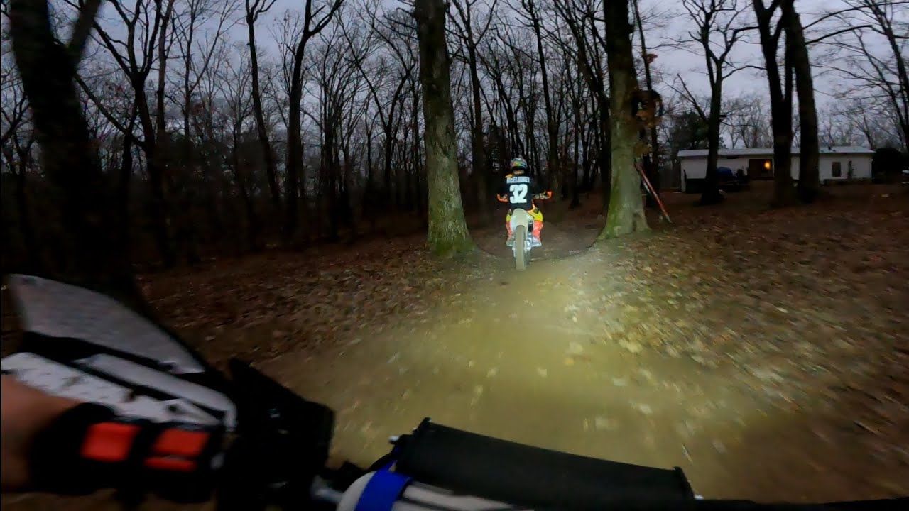 7yr old + TTR110 + Lightbar = Fun 