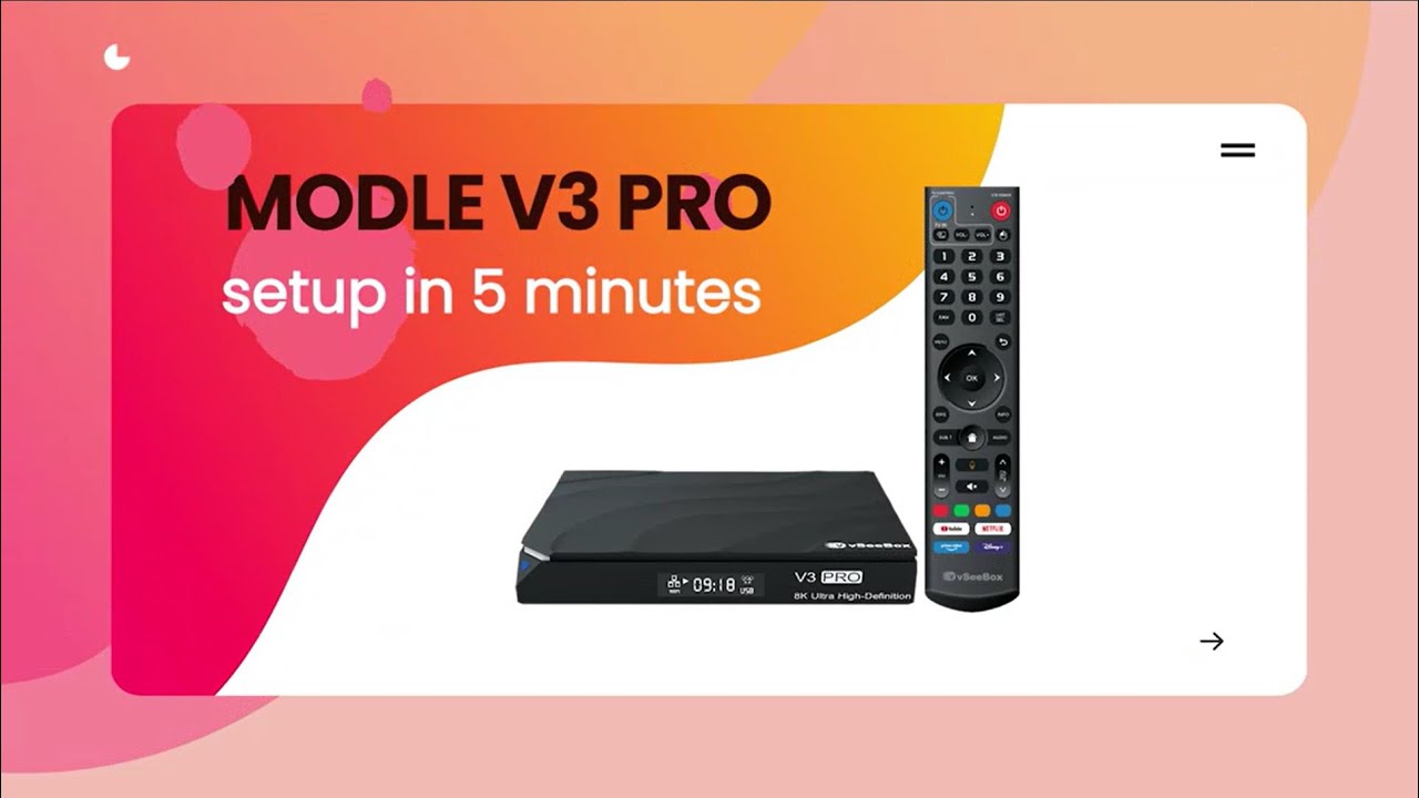 vSeeBox V3 Pro Set up