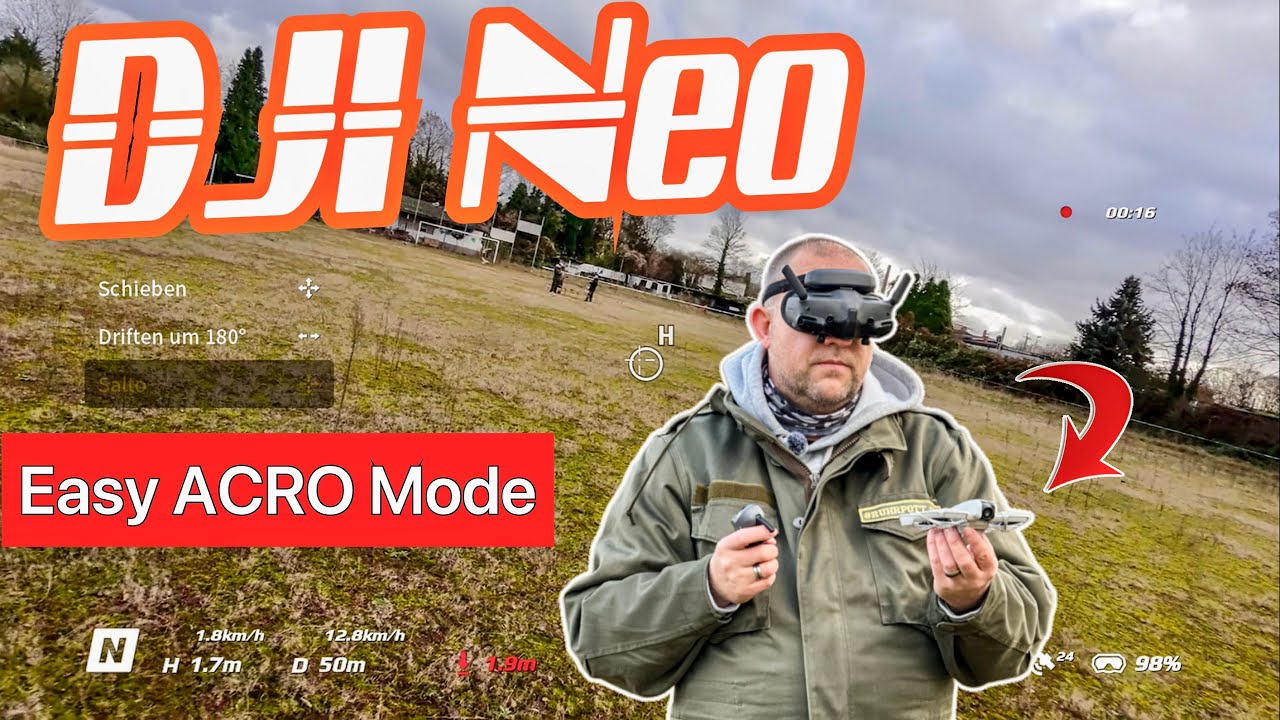 “DJI Neo, Goggles 3 & Motion Controller 3 – Easy Acro Mode im Test!”
