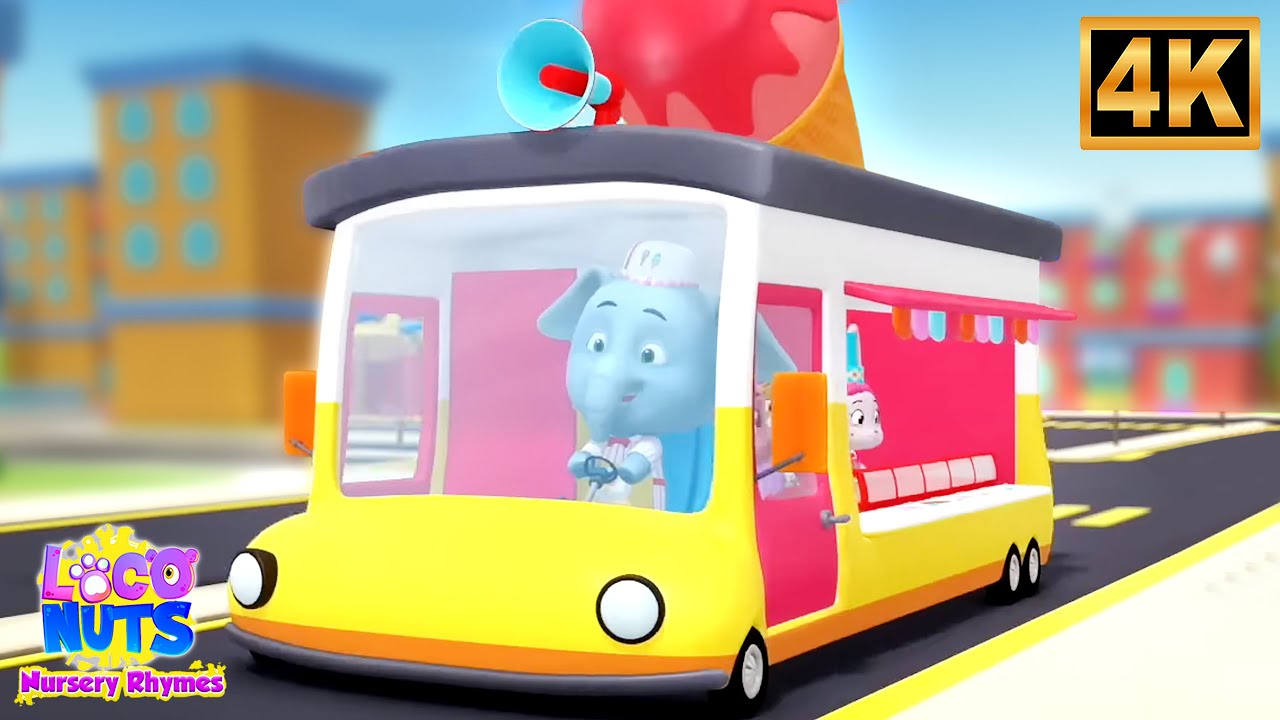 Wheels on the Ice Cream Truck | Fun Nursery Rhyme for Kids