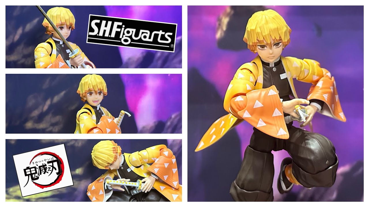 S.H.Figuarts Demon Slayer: Kimetsu no Yaiba Zenitsu Agatsuma / SHF 鬼滅之刃 我妻善逸 #actionfigures #toys