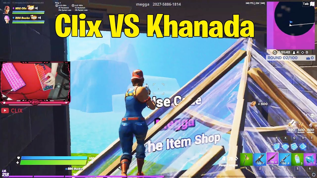 Clix and BBG Bucke VS ZaynSzn and BBG Khanada in This 2v2 Zone Wars Wagers Goes Bad... |Fortnite 2v2