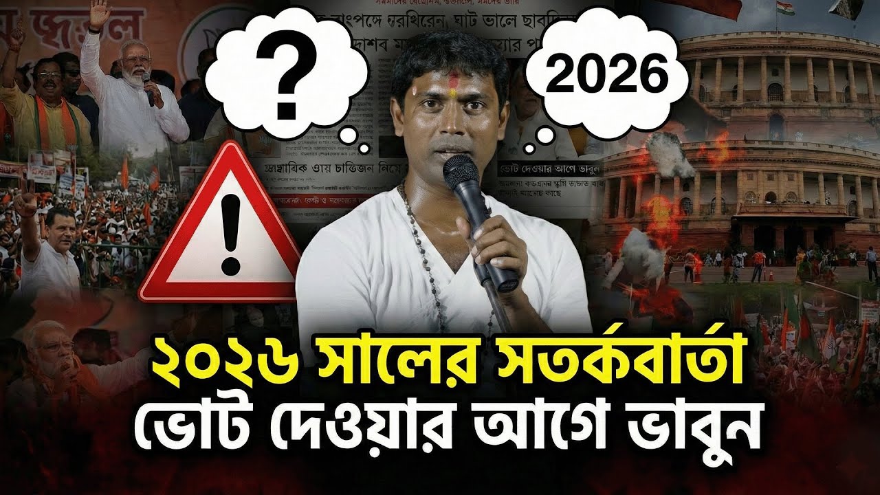 ২০২৬ সালের সতর্কবার্তা ভোট দেওয়ার আগে ভাবুন  ? Dinokrishna Thakur kirtan 2026