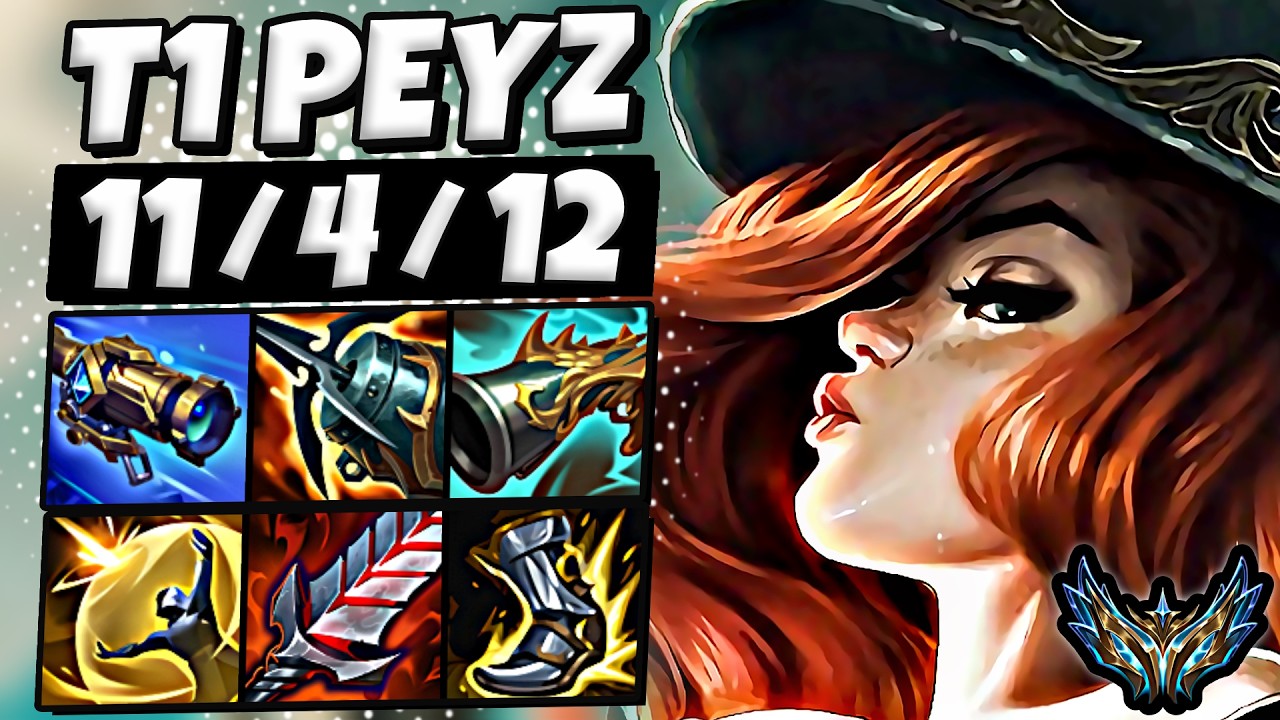 T1 Peyz Miss Fortune vs Ezreal [ ADC ] Korea Challenger 2183 LP | Patch 26.4