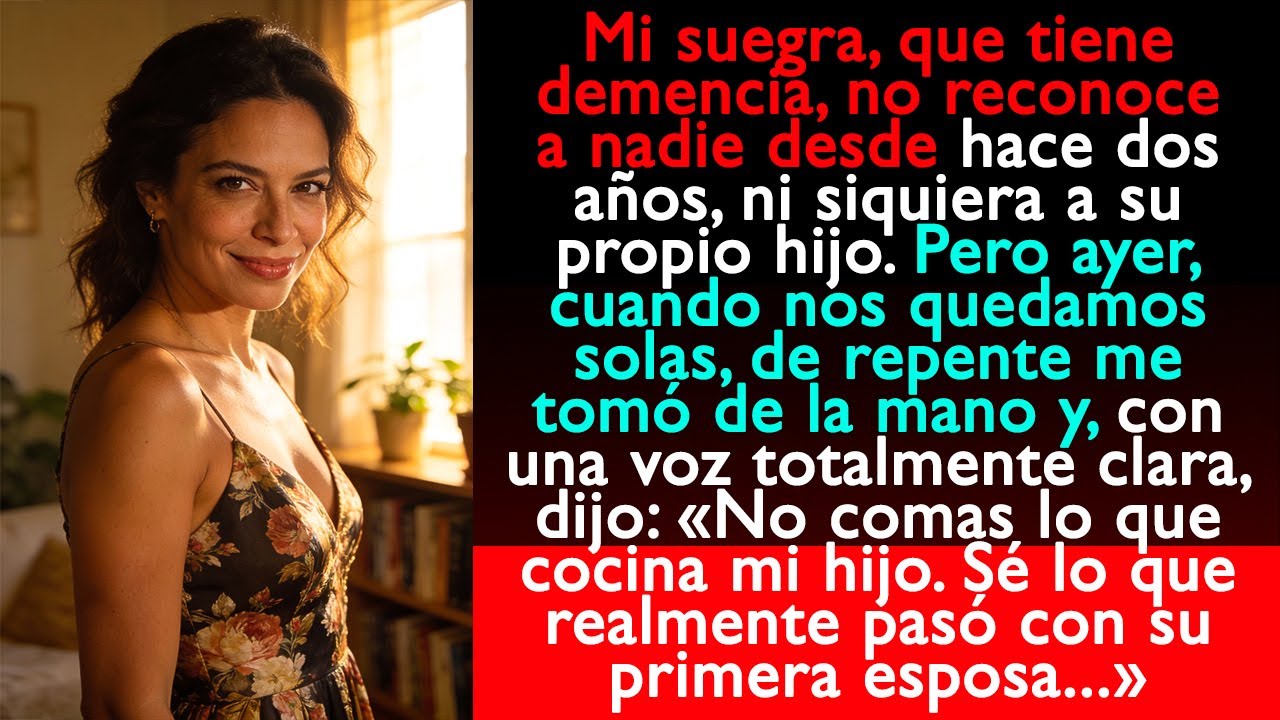 Mi suegra no ha reconocido a nadie durante dos años. Pero cuando nos quedamos a solas…