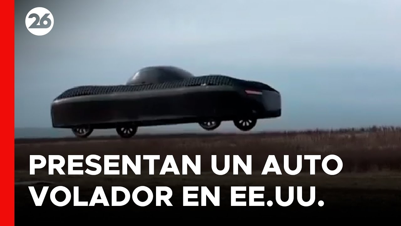 Presentan un auto volador en EEUU