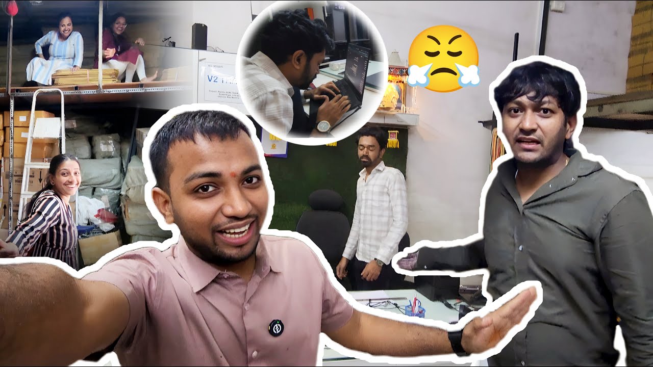 Office mein masti… phir bawal 😨😂Normal day nahi tha ye 😅