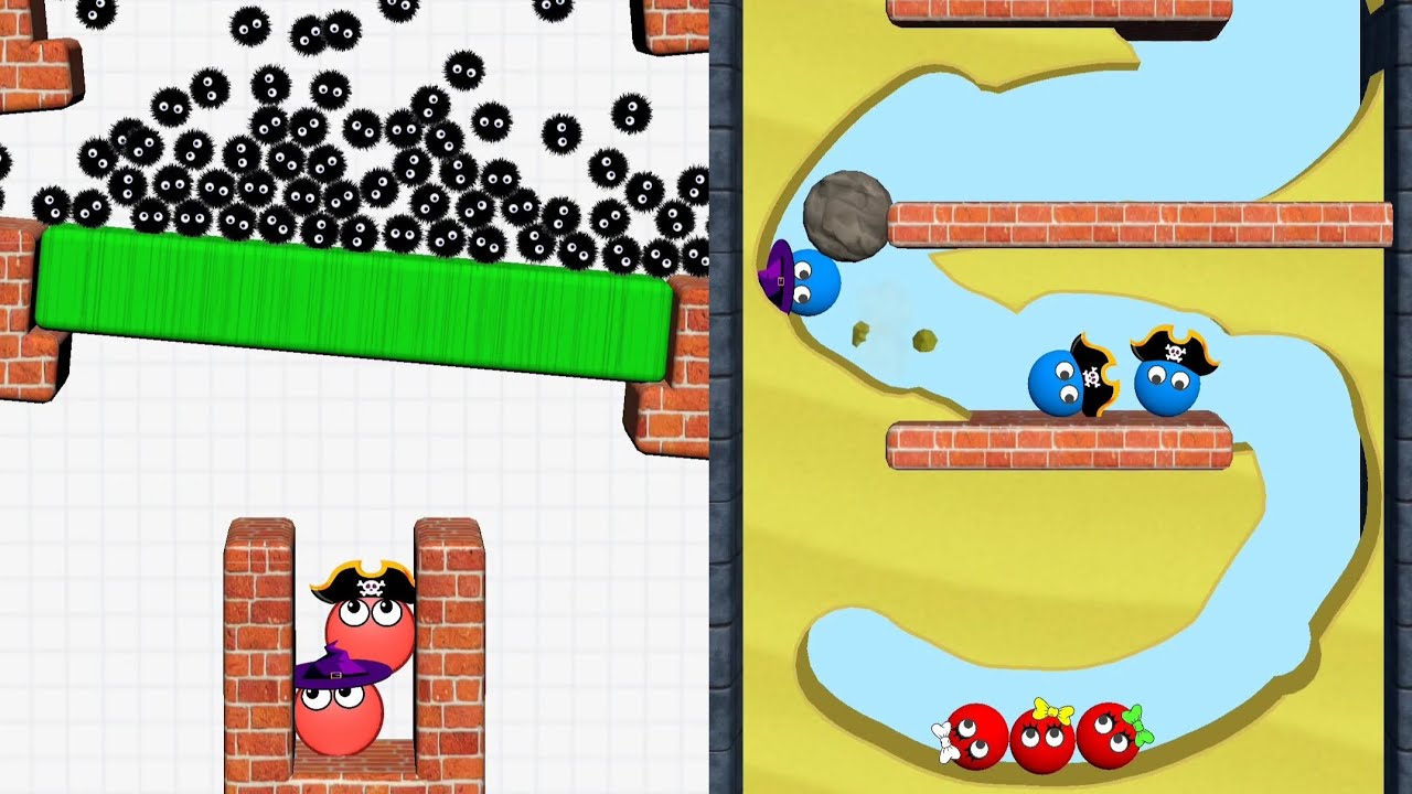 Hide Ball Vs Lucky Balls | Brain Teaser Speedrun Gameplay Max All Level's #technohackzgames 