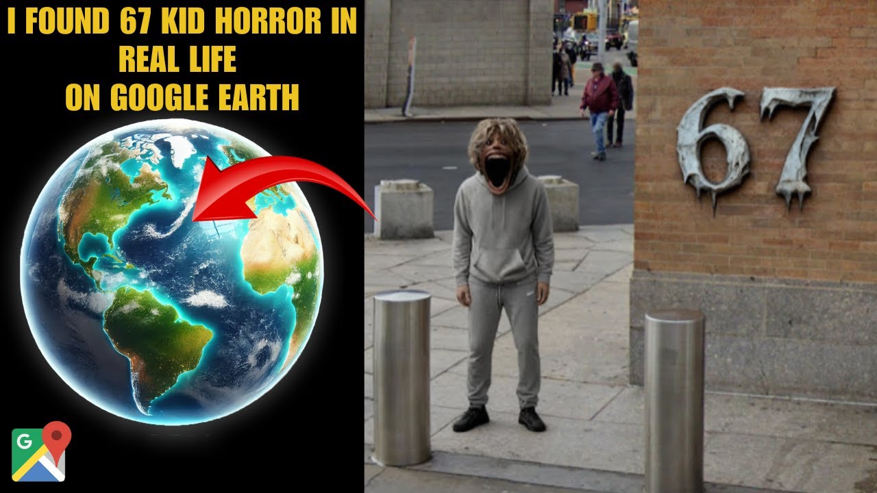 Found 67 Kid Horror in real life on Google Earth!