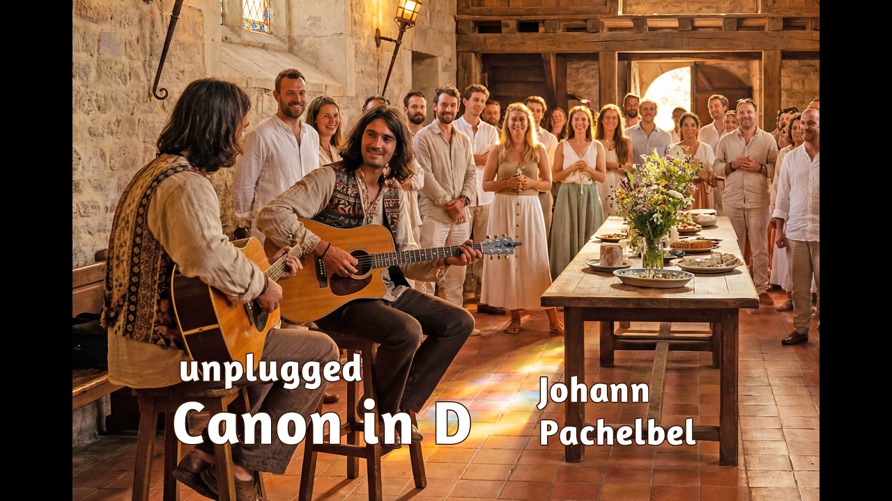 Johann Pachelbel Canon in D unpluged Choir & Guitar