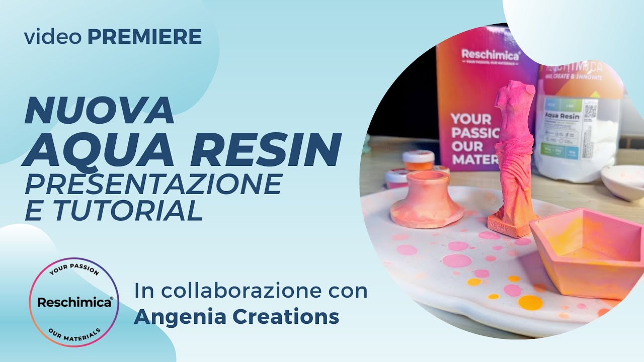 AQUA RESIN di Reschimica: resina atossica, facile, sicura e perfetta per i lavoretti dei bambini 🥳
