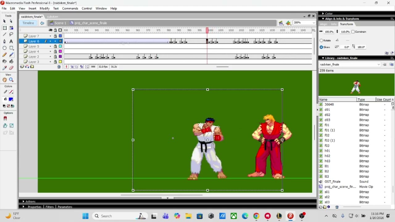 MK vs SF Scene Recreation Timelapse #mortalkombat #behindthescenes #streetfighter