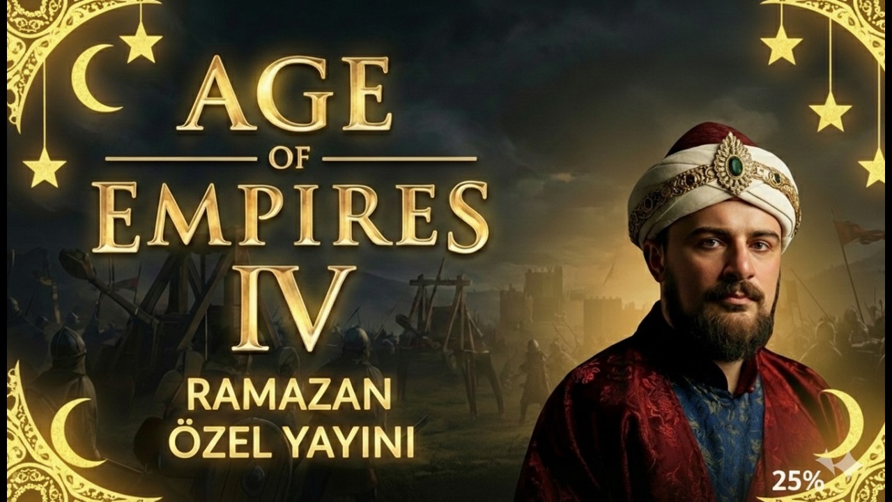 Age of Empires IV !vs !dc  Ramazan özel yayını solo ve takımlı maçlar seyirci ile maçlar ve nomad!