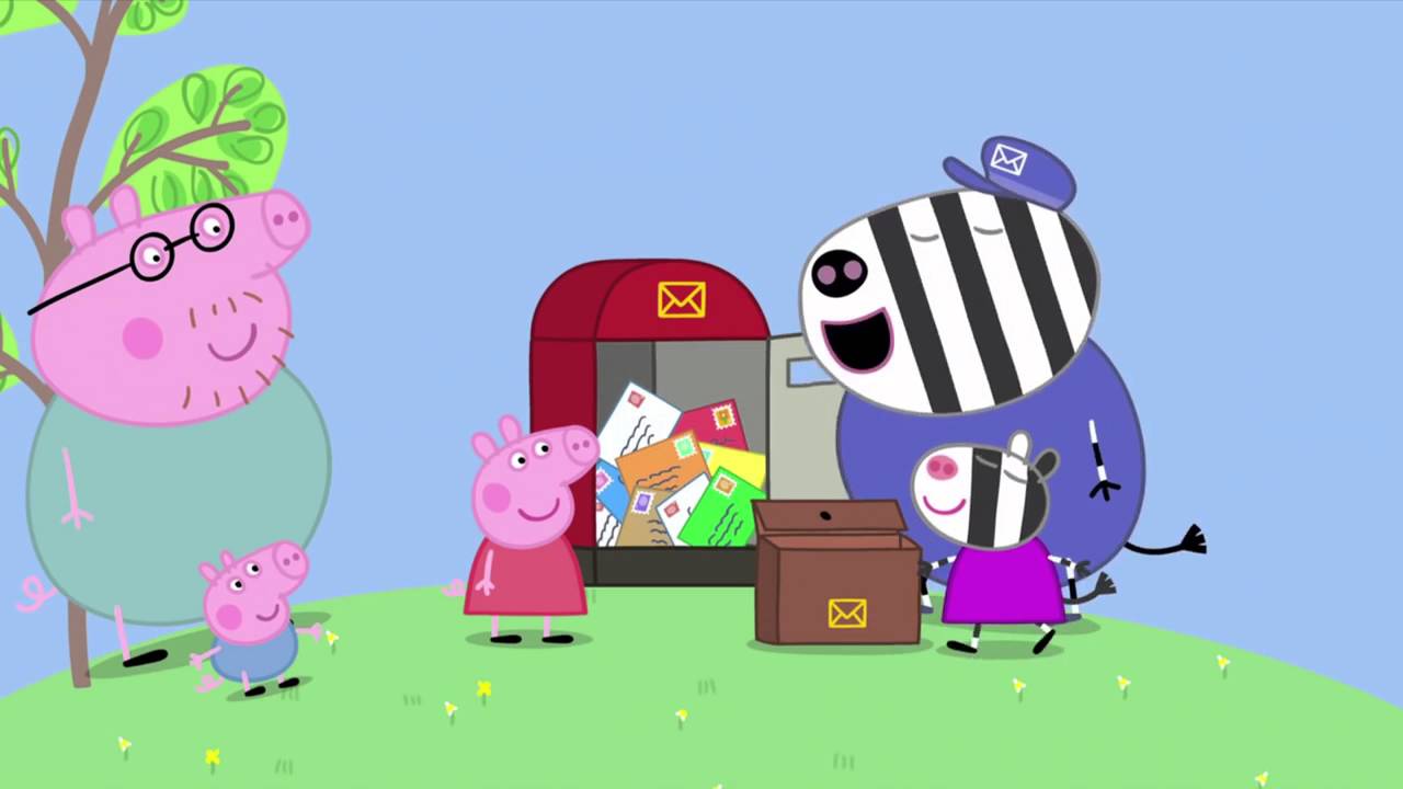 28   Peppa Pig Zoe Zebra, a Filha do Carteiro   Completo   Em Portugues do  Brasil S2E28