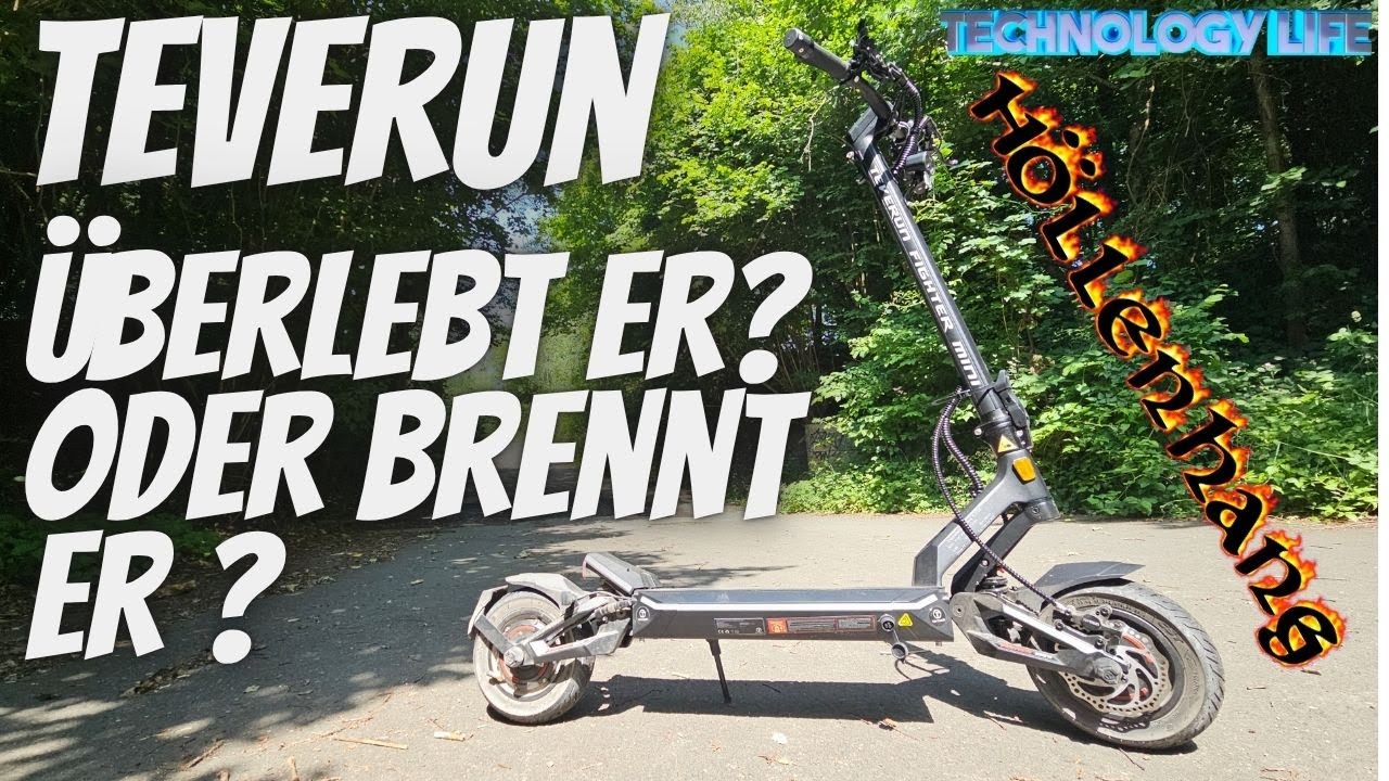 Teverun Fighter Mini Eco/Pro eKFV, Test der Dauerleistung am Höllenhang