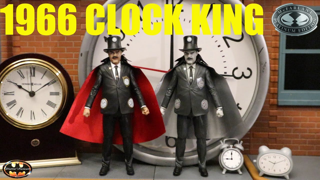 McFarlane Clock King Regular & Platinum 1966 Batman Classic TV Series Action Figure Review