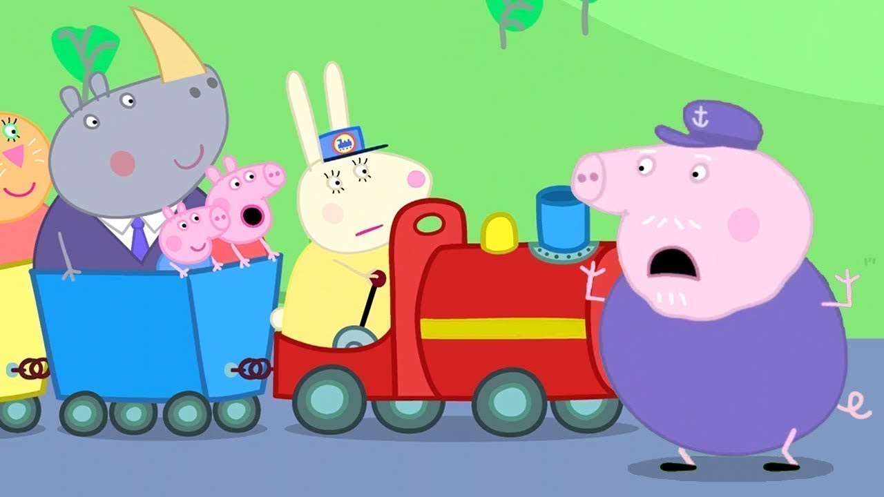 Opa's Kleine Trein 🚂 Tekenfilm | Peppa Pig Nederlands Compilatie Nieuwe