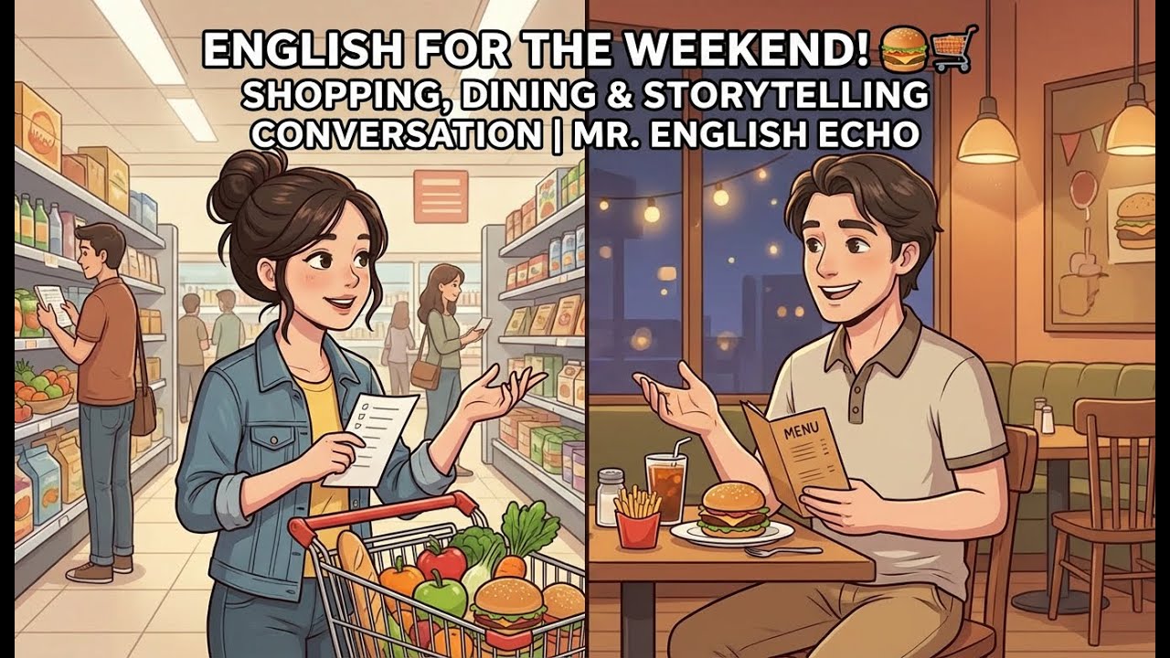 Don't Say "I Want"! 🛑 How to Order Food & Tell Stories in English (A2-B1)
