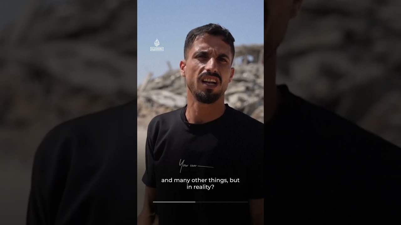 Palestinians in Gaza react to latest ceasefire deal | #AJ shorts