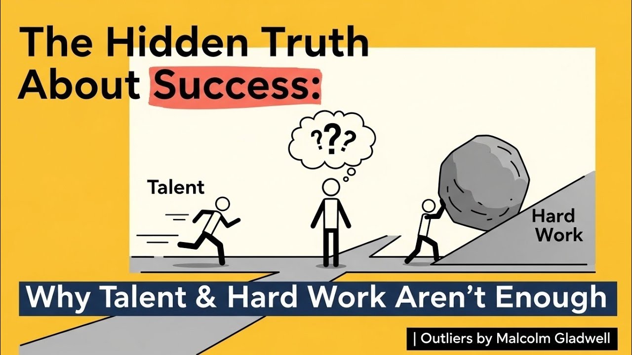 The Hidden Truth About Success: Why Talent and Hard Work Aren't Enough |Outliers by Malcolm Gladwell