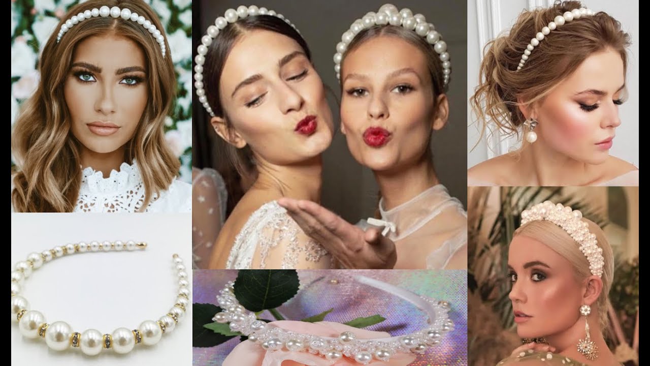 DIY: 🤍🤍 Pearl Bridal Head Piece Wedding Headband Special Occasion Hair Accessories 🤍🤍