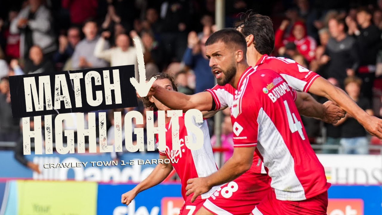 HIGHLIGHTS | Crawley Town vs Barrow