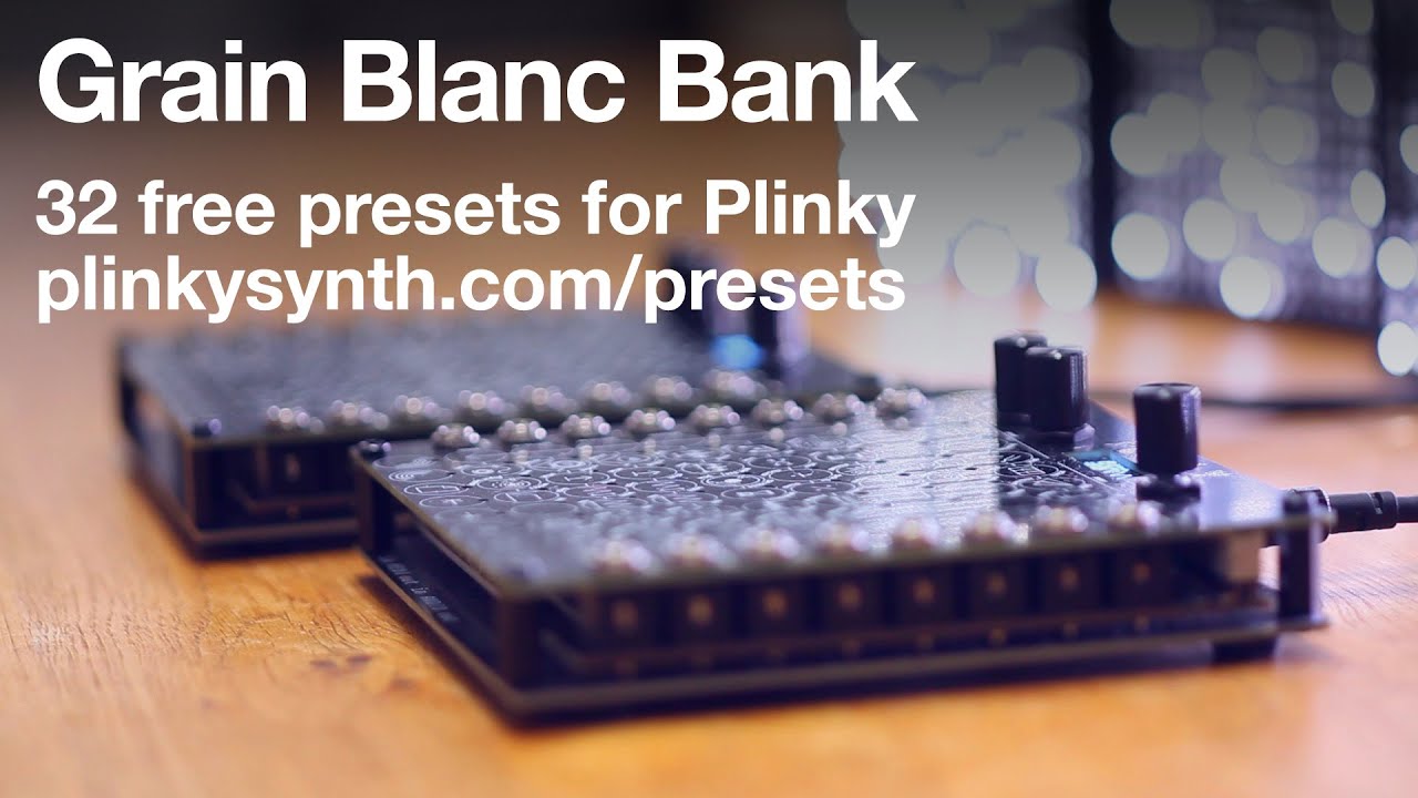 Grain Blanc - 32 Cinematic sounds for Plinky! (no talking)