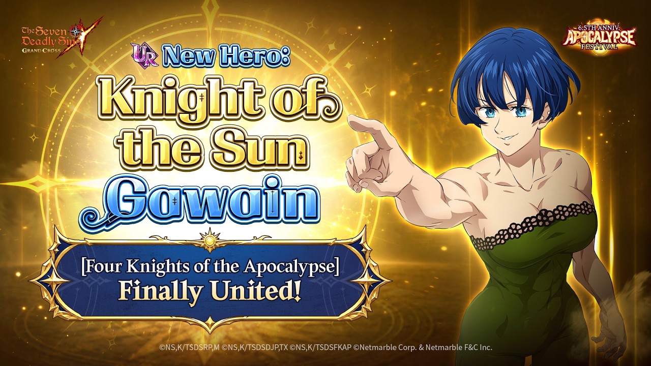[7DS] 6.5th Anniv. Festival Trailer✨Knight of the Sun Gawain has arrived!