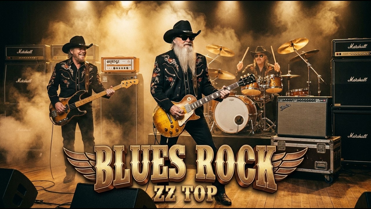 🎸 AC/DC, Stevie Ray Vaughan & ZZ Top Inspired &ndash; Ultimate Blues Rock Guitar Collection for Rock Fans