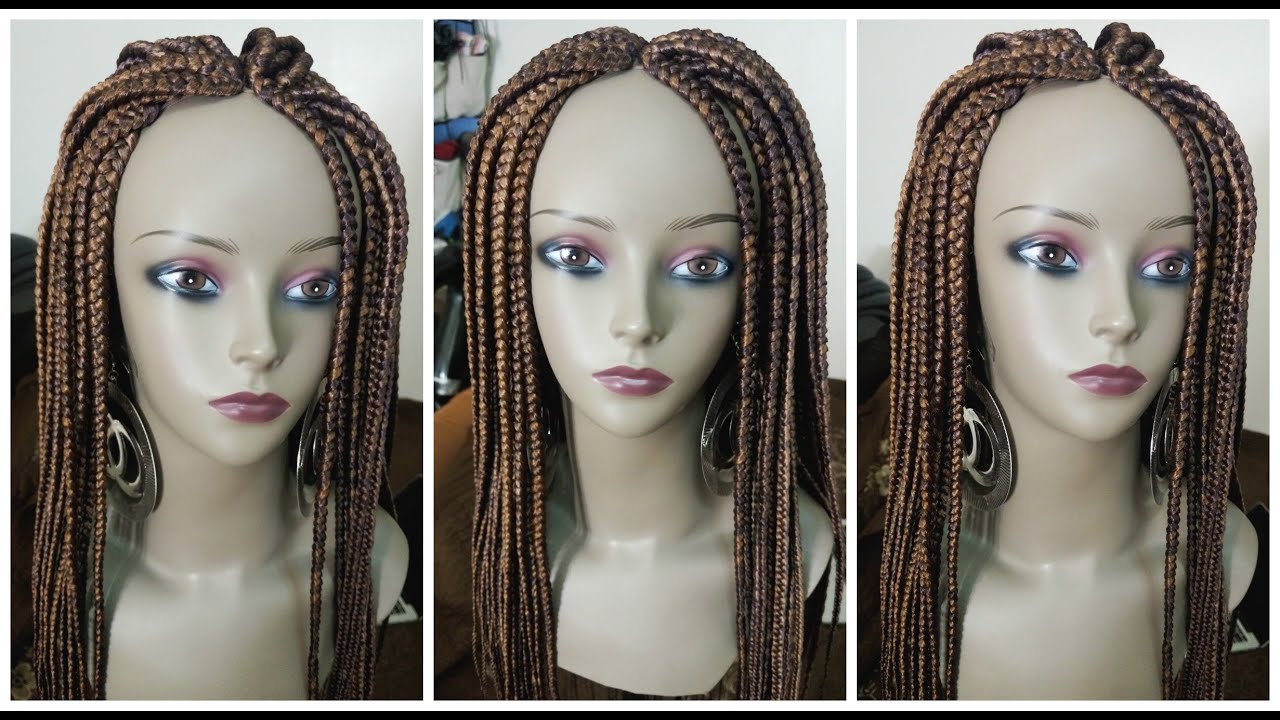 Box Braid Wig Tutorial-Size Medium (Thread Method)
