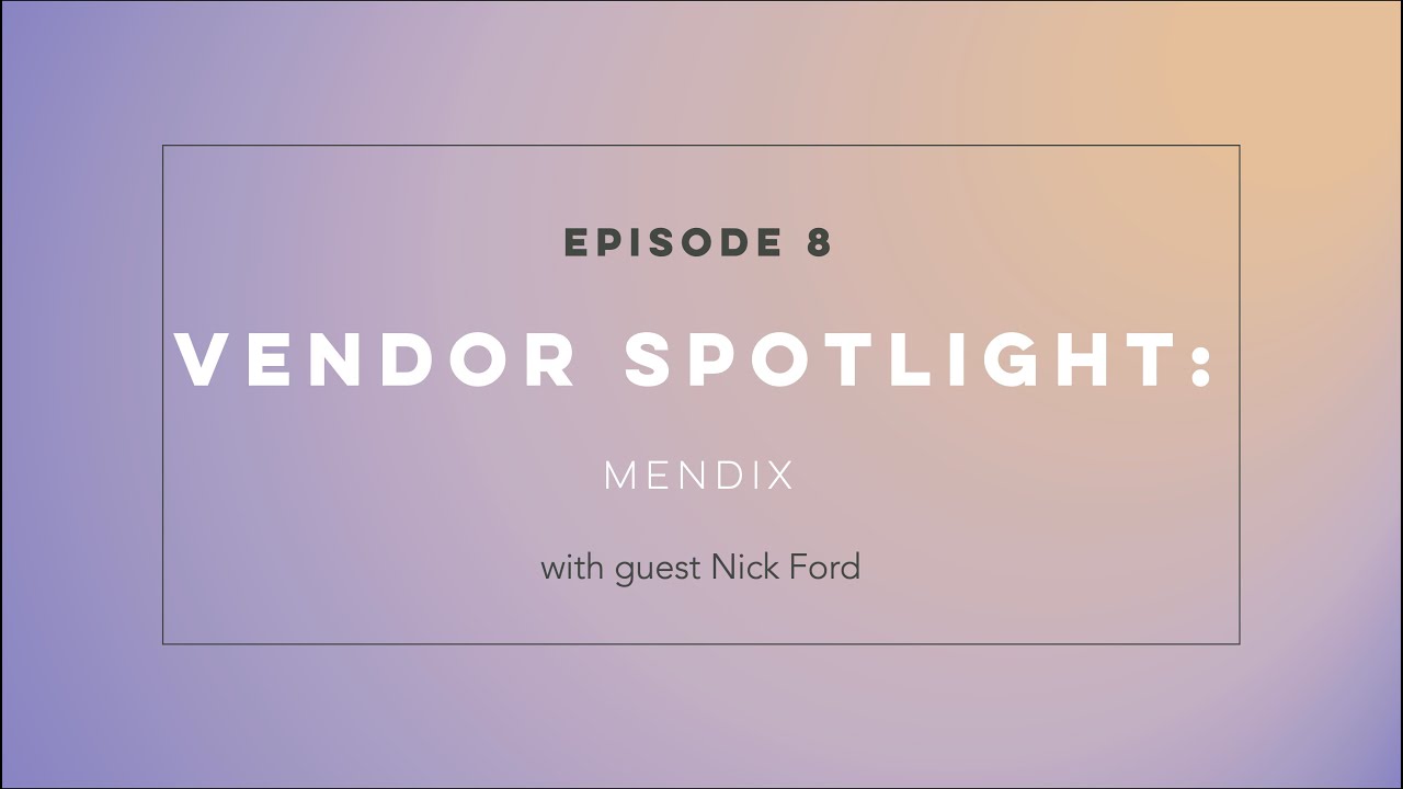 Mendix Chief Growth Officer: Nick Ford
