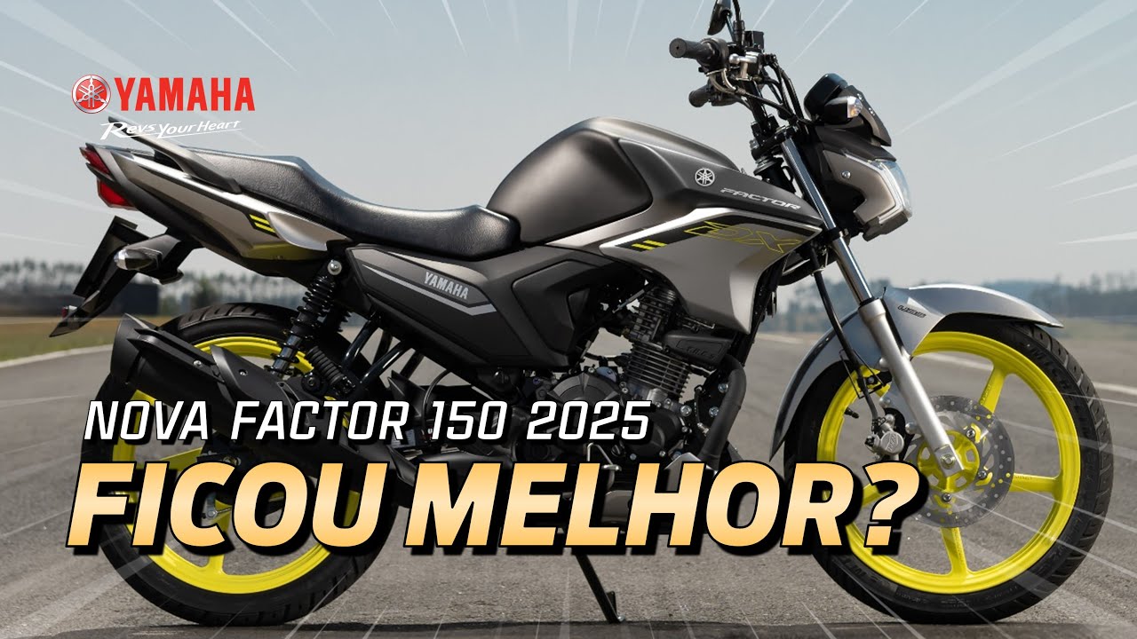 Nova Factor 150 2025 🔥 Agora com DUAS VERSÕES mas era mesmo necessário? 🤔 #nandoangelo #motovlog