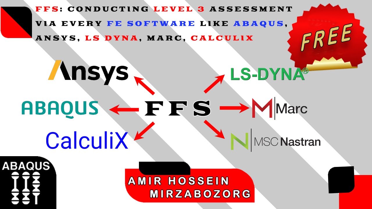 FFS: Conducting Level 3 Assessment via Every FE Software like Abaqus, Ansys, LS Dyna, Marc, Calculix