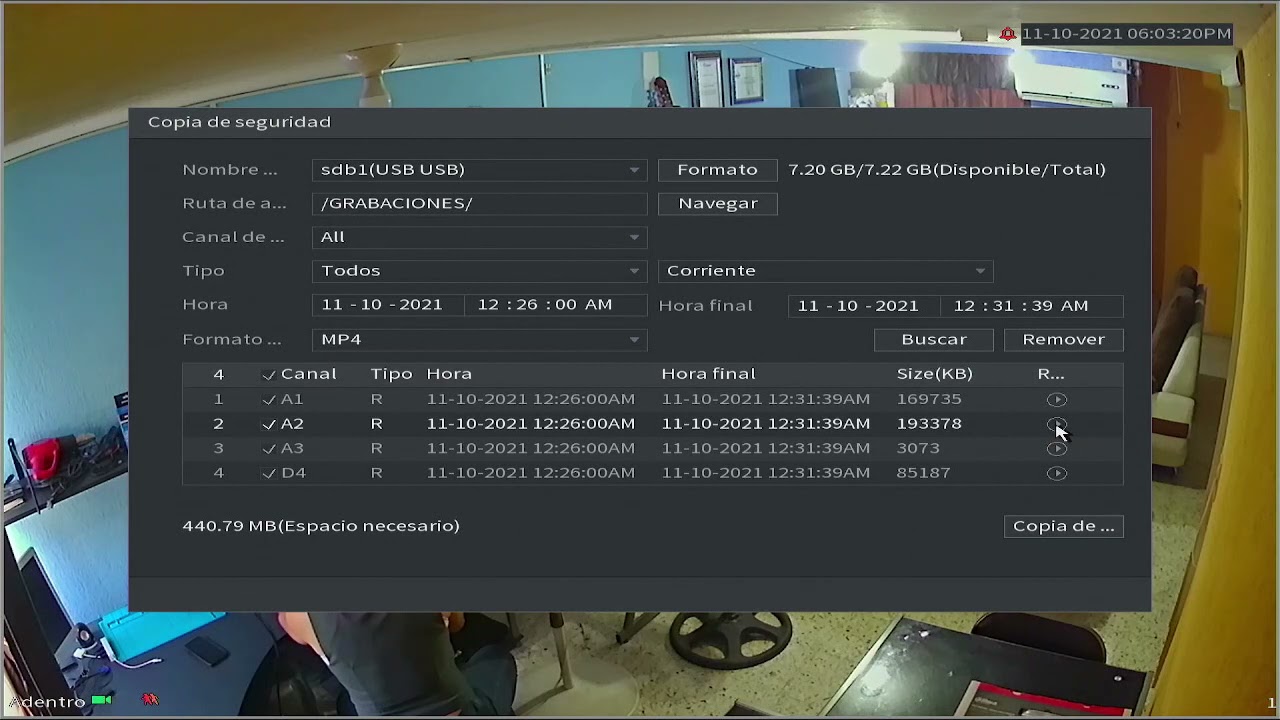 Cómo extraer grabación de cámaras Dahua desde el DVR [NUEVA INTERFAZ] - Veratek