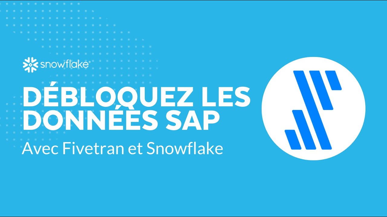 Fivetran et Snowflake pour l'analyse de données SAP ERP