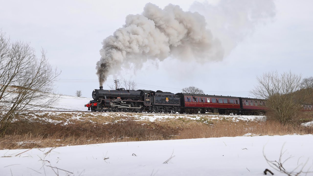 Snowy Steam Scenes at KWVR 2023 Steam Gala!
