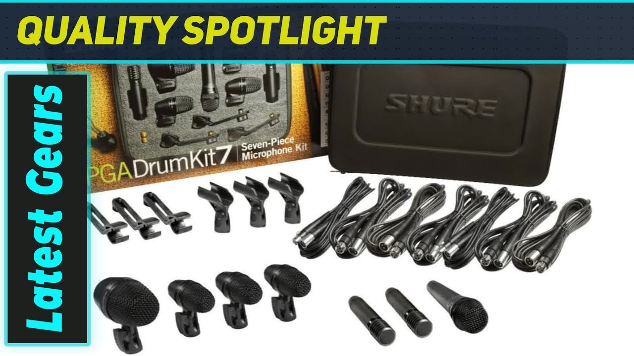Shure PG ALTA 7-Piece Drum Mic Kit: Best Value for Studio & Stage