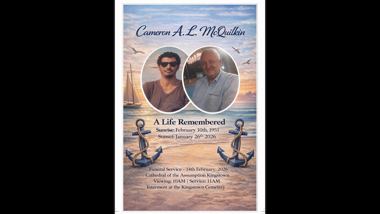 A life Remembered Cameron A. L.  McQuilkin 14th February 2026