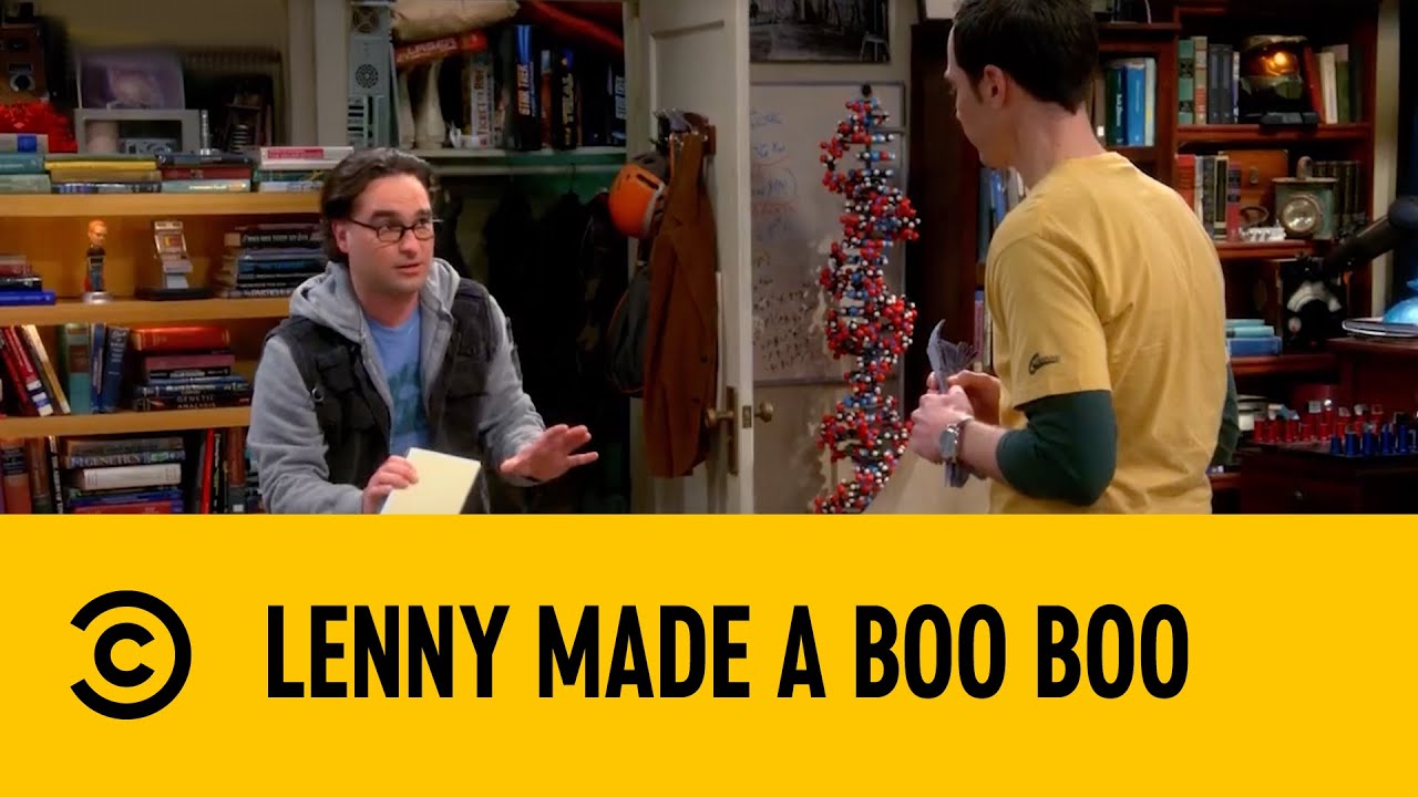 Lenny Made A Boo Boo | The Big Bang Theory | Comedy Central Africa