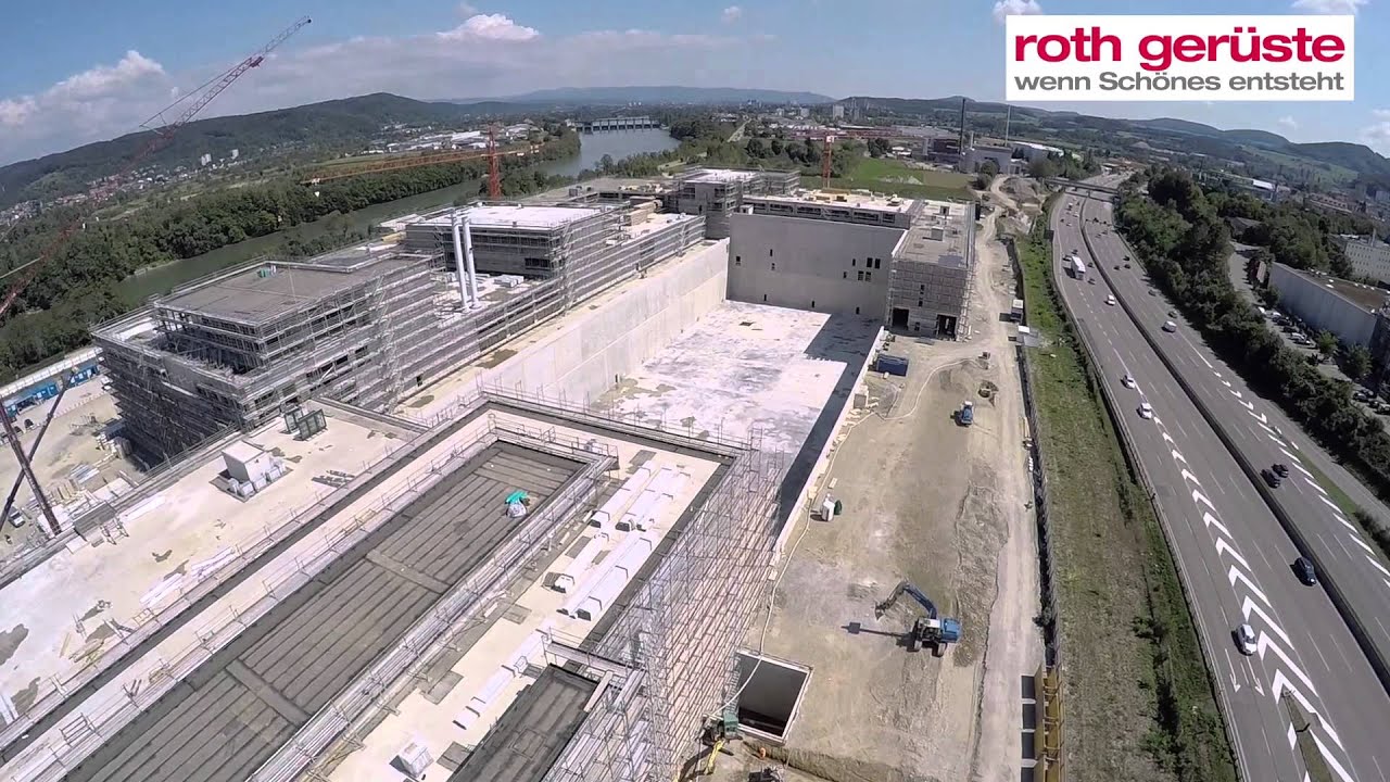 Roth Gerüste Baustelle Logistikzentrum Coop Pratteln