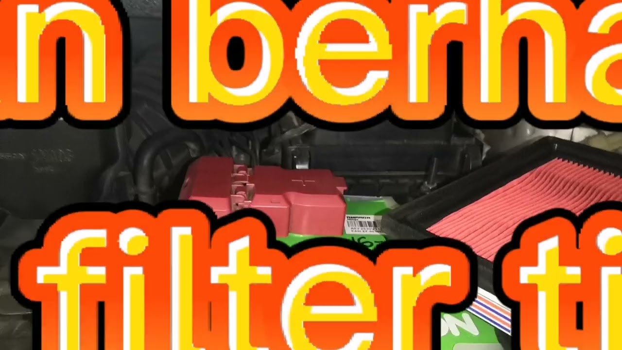 NISSAN SERENA C26: AIR FILTER (ENGINE) CHANGING AND CLEANING STEPS