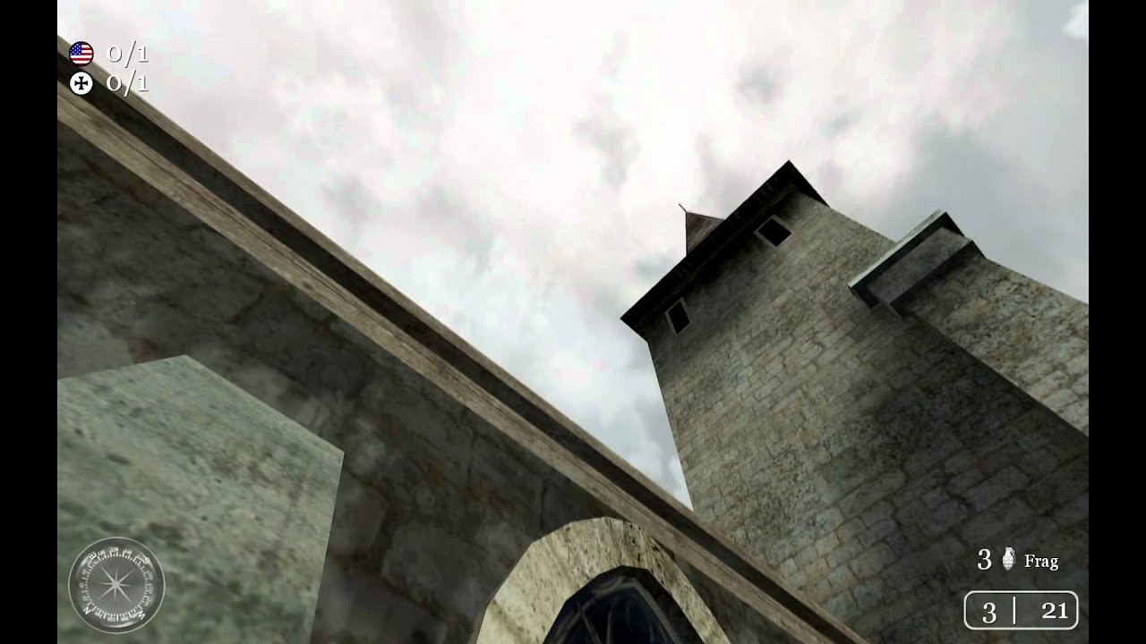 Cod2 nade tutorial mp_dawnville [HD]