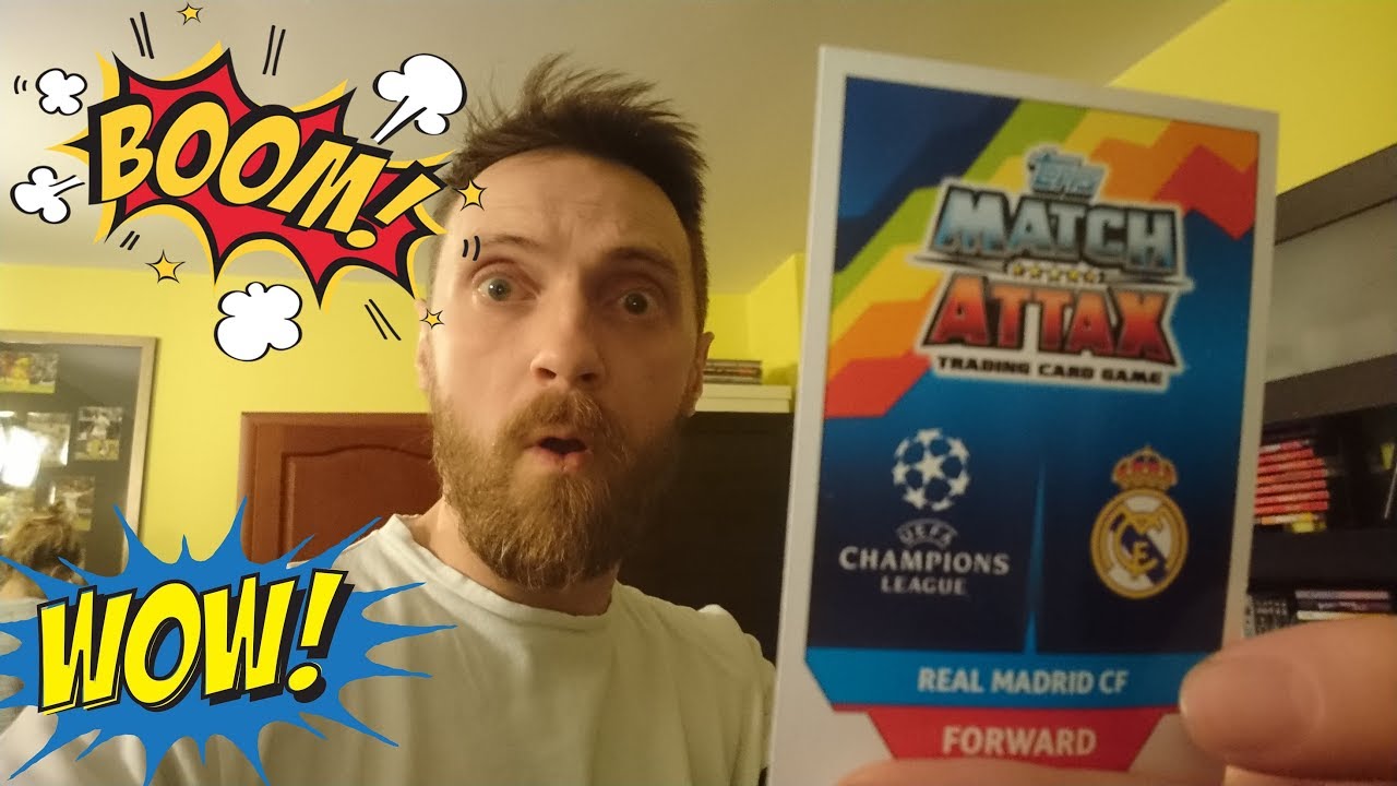 CZUŁEM ŻE ON WPADNIE :)... UNBOXING TOPPS MATCH ATTAX CHAMPIONS LEAGUE 17/18